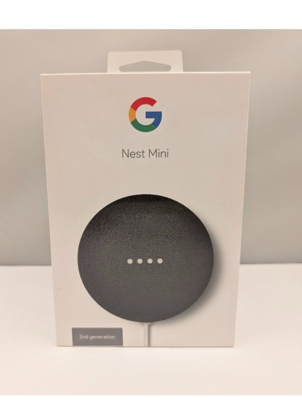 Google NEST Mini 2nd Generation | Charcoal | GA00781-US | MFG: 10/2019 | NEW